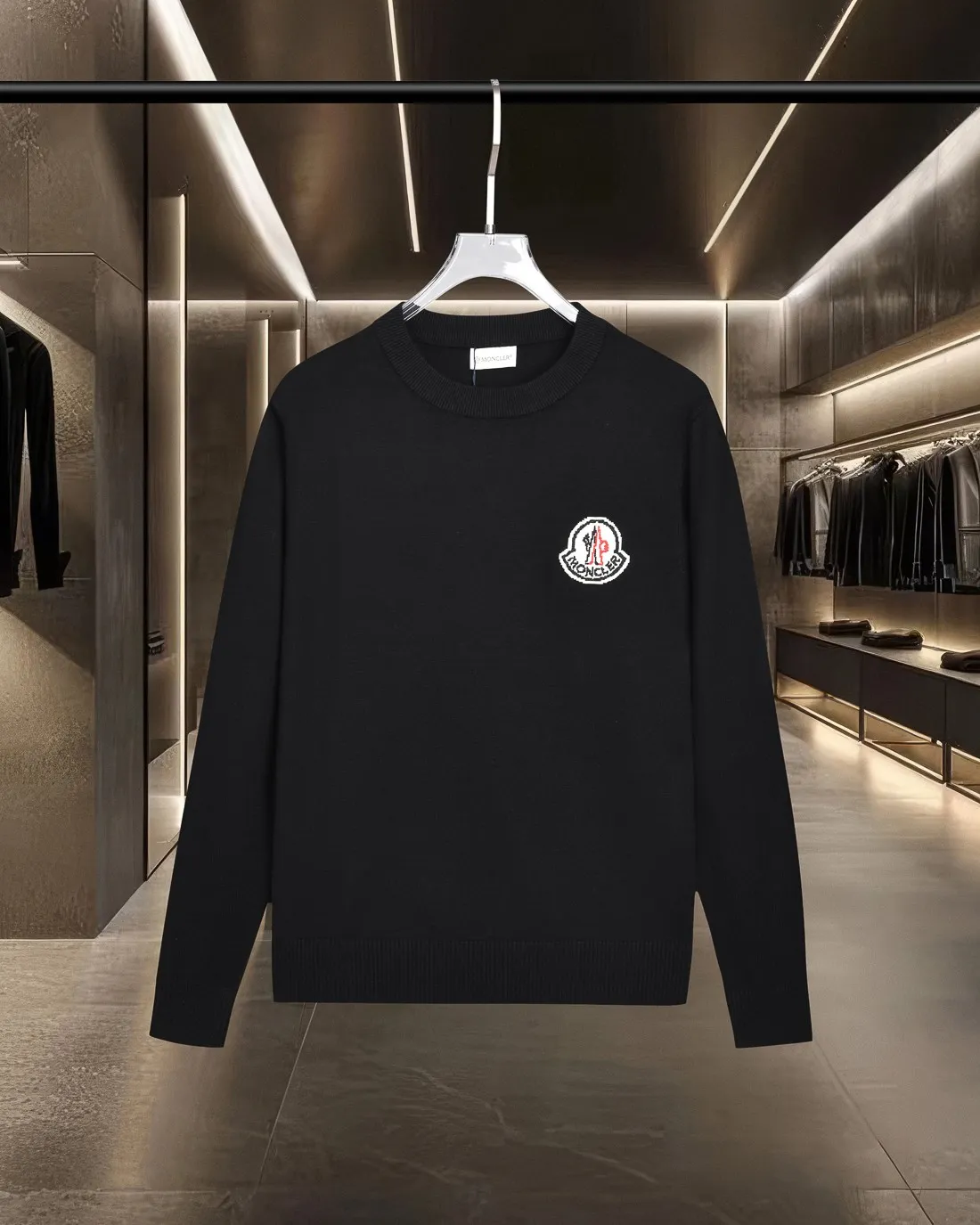 Moncler/ 25Fw Classic Logo 2025FW New Arrival Same Style Premium ， Breathable ， ， ，✅ logo ， 。 ， Quality。 ！ ， 🐍 ；Black White Gray Size：M-XXXL